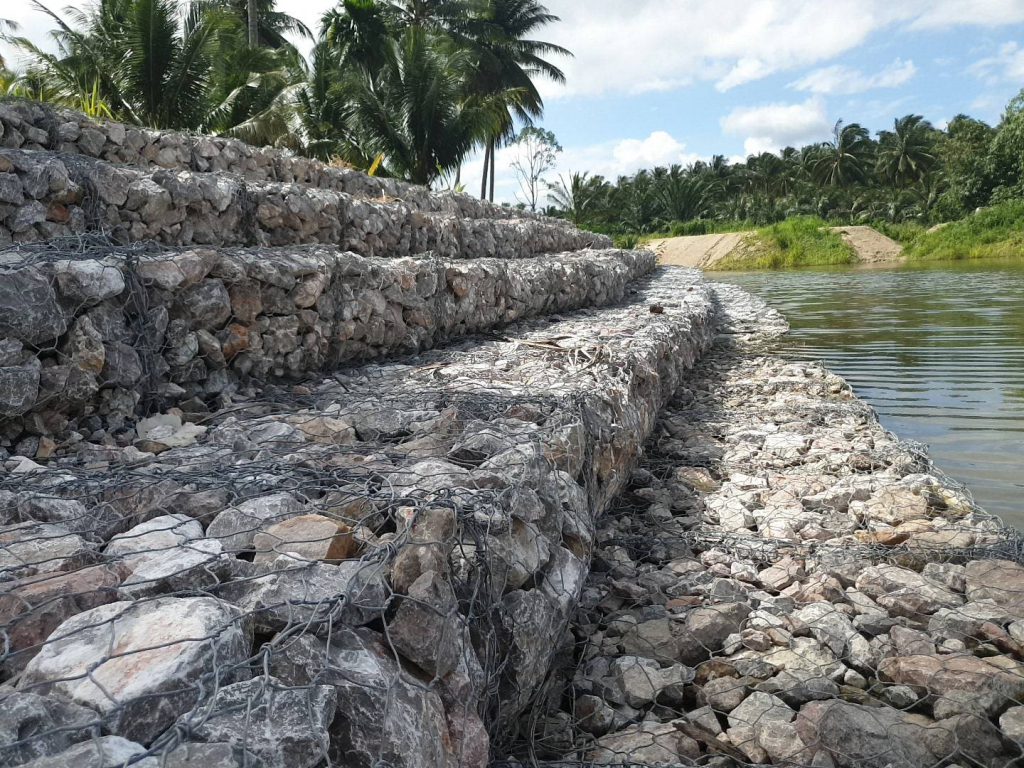 กล่องแมสเทรส, กล่องเกเบี้ยน, gabion, mattress, ใช้งาน 4